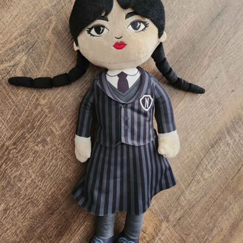 16" Addams family Wednesday plush